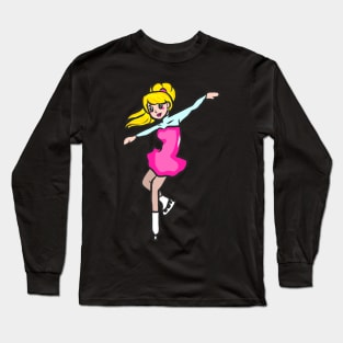 Figure skating ice skating ice skating ice sport Long Sleeve T-Shirt